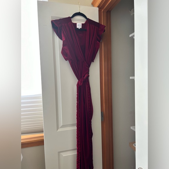 MISA Los Angeles Wrap Dress - Picture 5 of 6